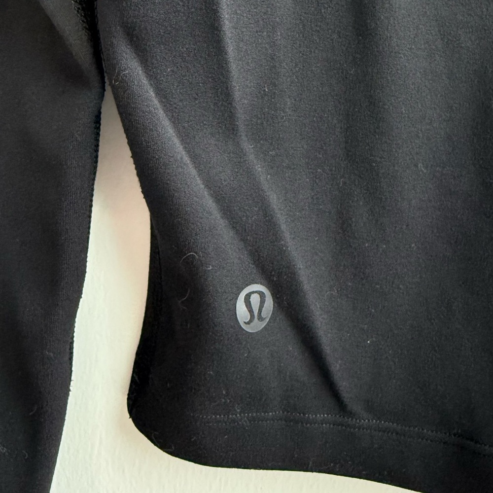 Lululemon All Aligned Mockneck LS | Black | Size 4 - Picture 3 of 3